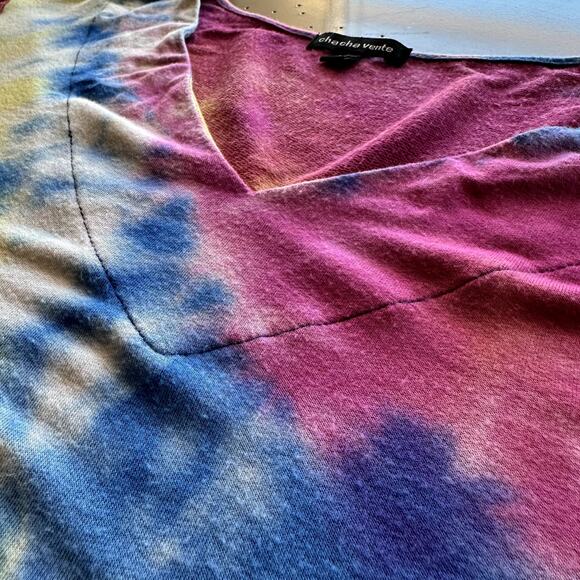 Chacha Vente Super Soft Tie Dye Woman's Pullover Leisurewear XL - Picture 7 of 7